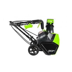 Greenworks GD40SB 40В аккумуляторный снегоуборщик (1 x 4 Ач, ЗУ) ковш 51 см, выброс 6 м 2600607