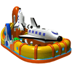 Коммерческий надувной батут "Ракета 2"