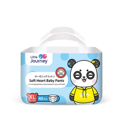 Подгузники-трусики Little Journey XL 40 шт (12-17кг)