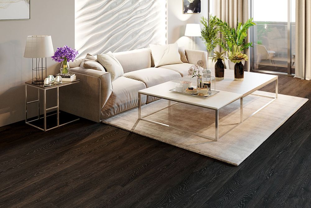 Инженерная доска Дуб Антрацит, 1,86 м²