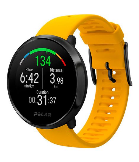 Фитнес часы Polar Ignite Yellow/Black M/L 90075950