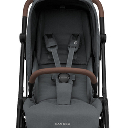 Детская коляска Maxi-Cosi Leona2 Oria 3 в 1 с автокреслом CabrioFix Essential graphite 1204204110 Twillic Graphite/1507672111 Essential Black