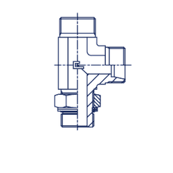 Штуцер FRLA DL12 UNF 3/4" (корпус)