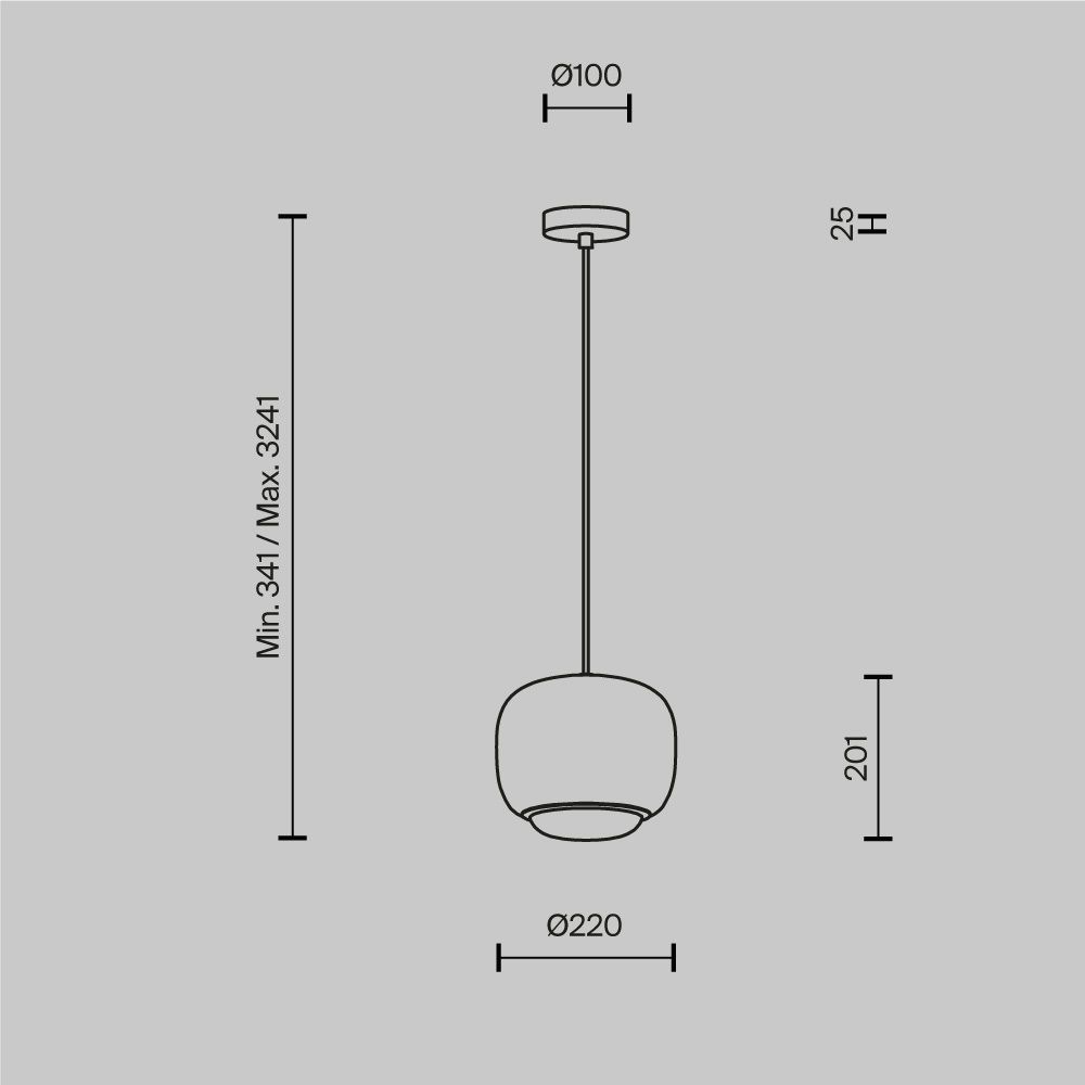 Подвесной светильник Maytoni   MOD466PL-L12B3K