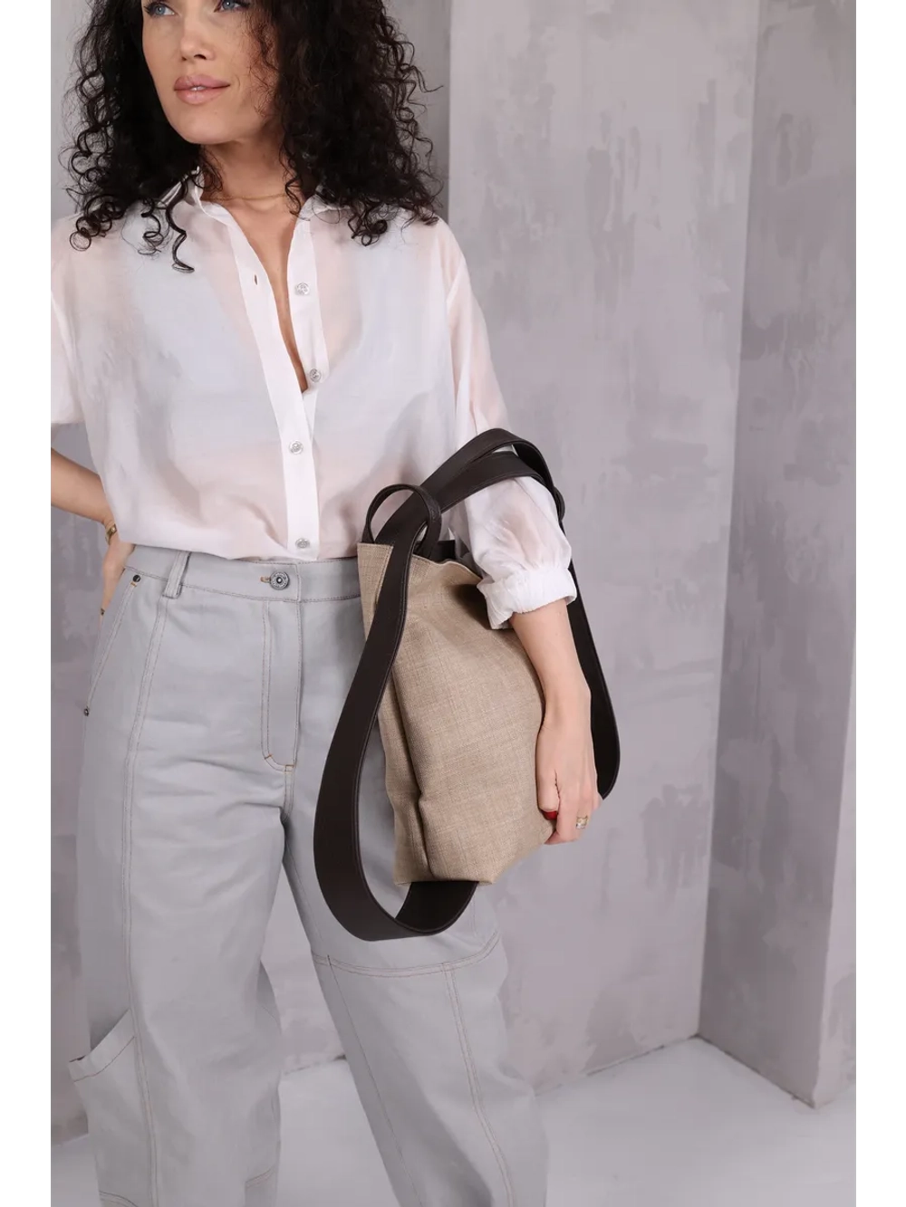 Сумка рюкзак через плечо большая трансформер