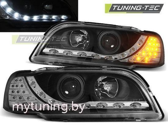 Передние фары IND. DAYLIGHT BLACK для Volvo S40 V40