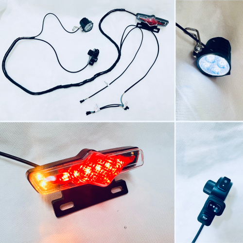 Комплект освещения для электровелосипеда 36-48 вольт