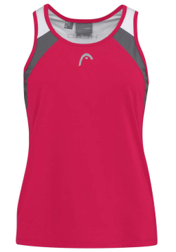 Женский топ теннисный Head Club 22 Tank Top W - Розовый