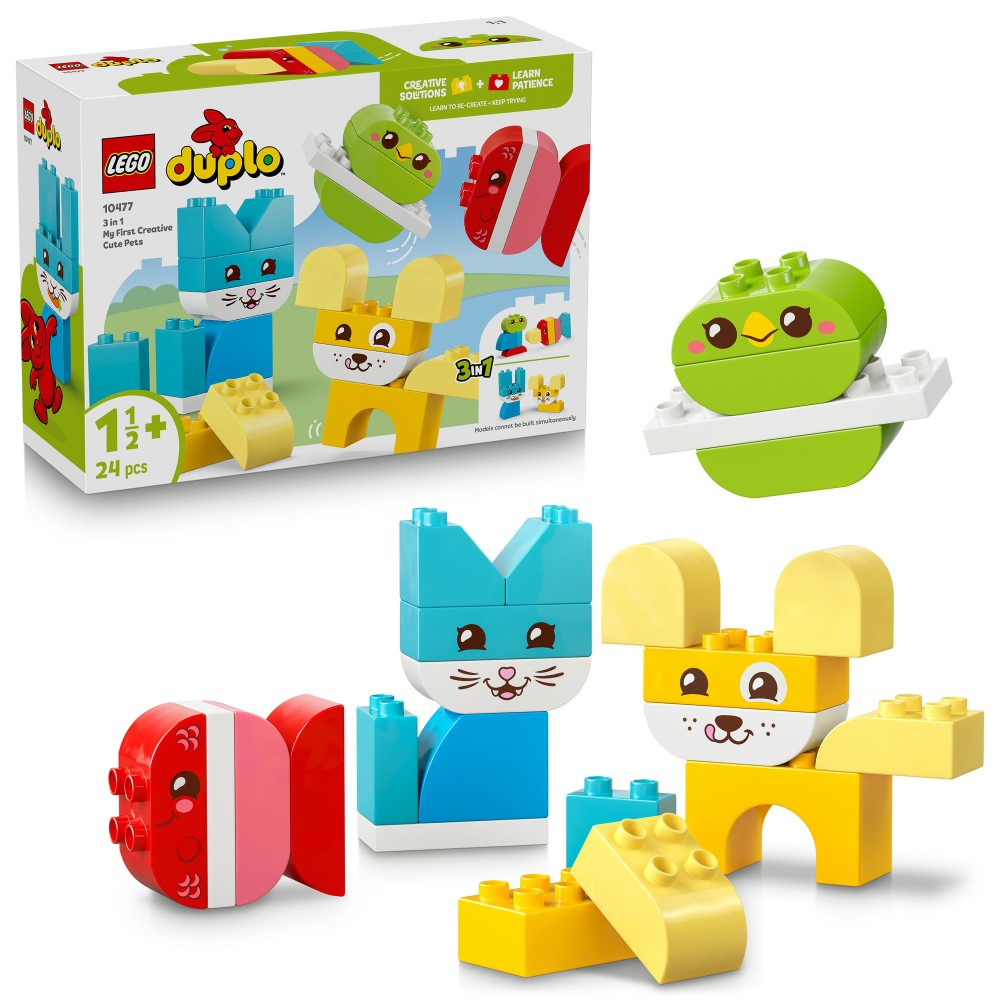 LEGO DUPLO - Творческие животные 3 в 1 10477