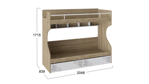 Кровать 2-х ярусная «Оксфорд»