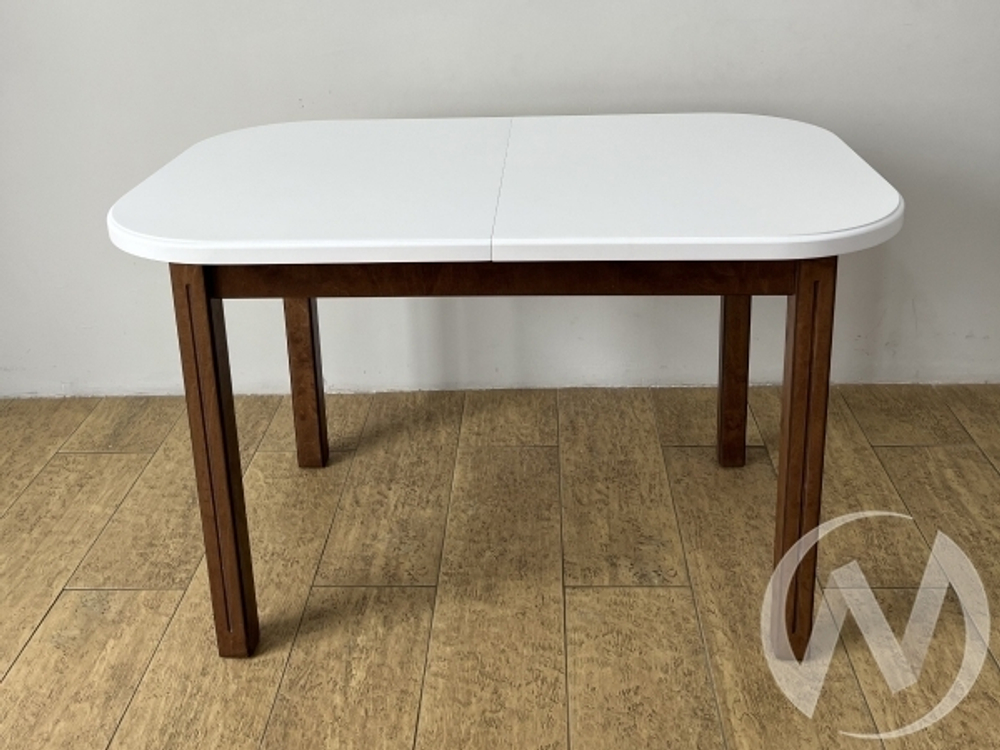 Стол раздвижной Оливер (орех/белый)