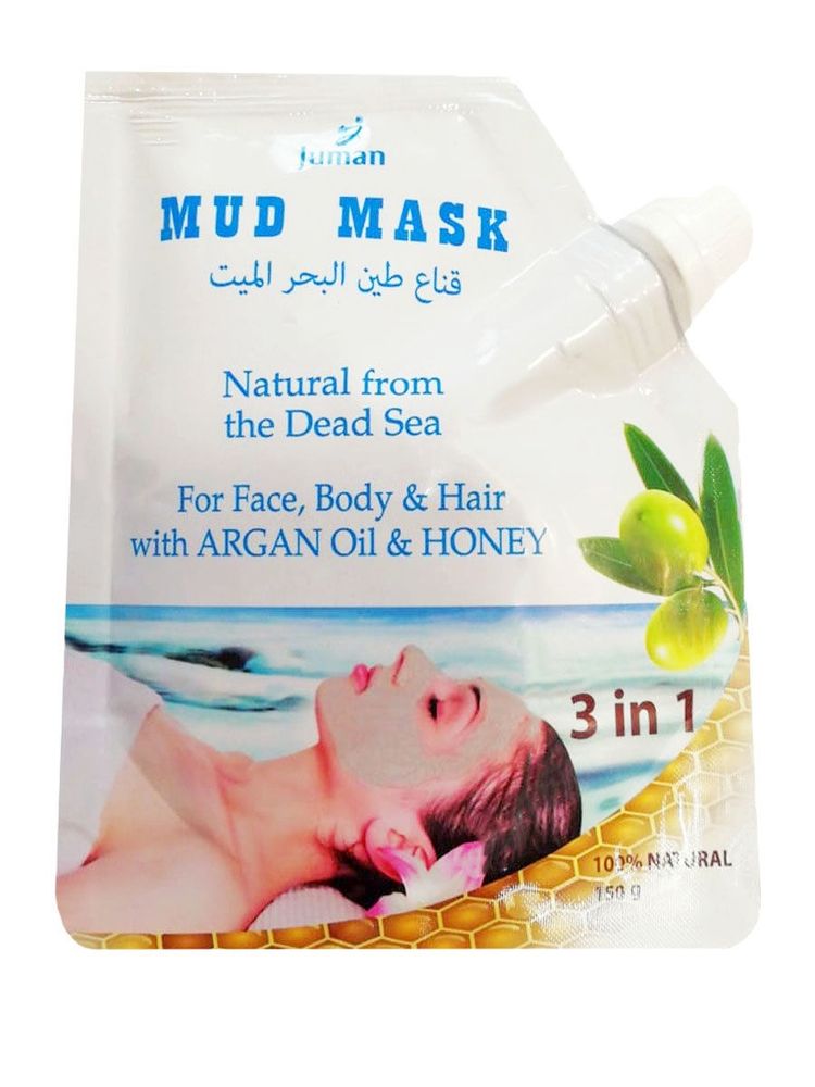 Грязевая маска Juman 3 в 1 с аргановым маслом и медом 150 гр