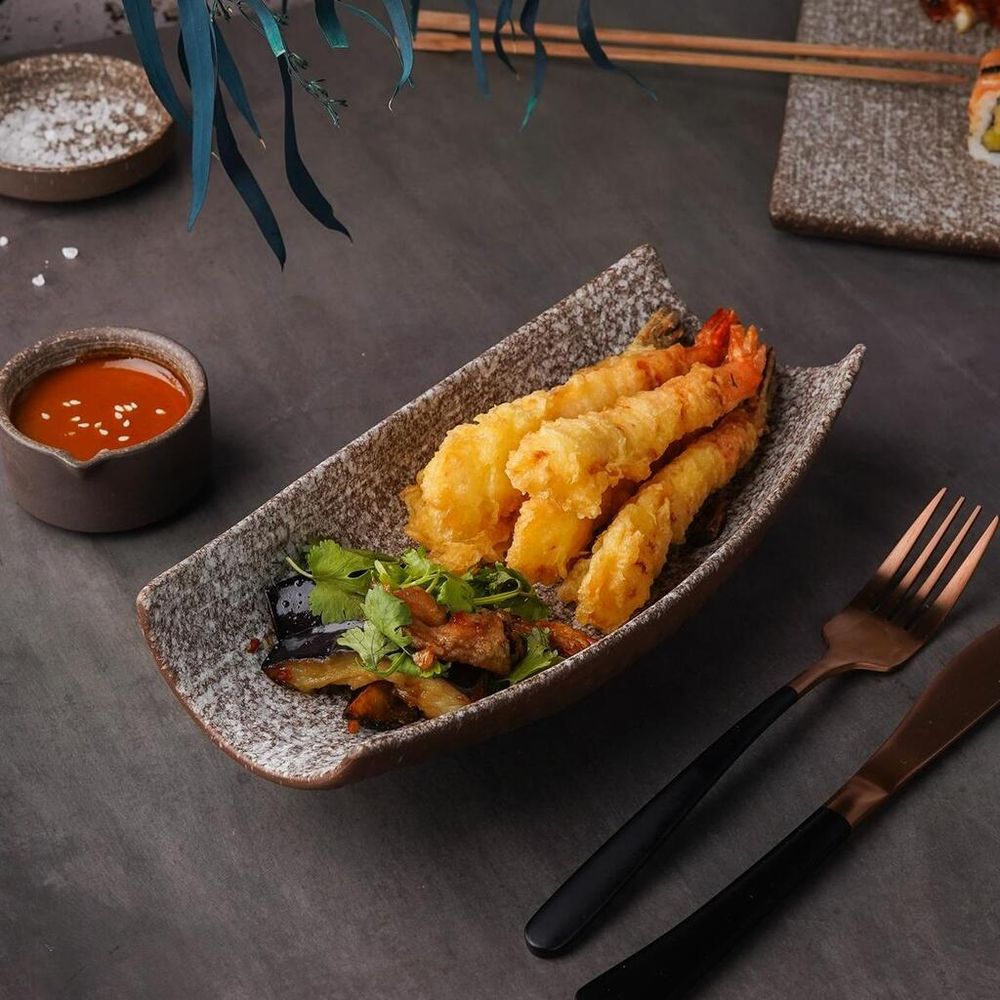 Блюдо прямоугольное 24,2*11,4*5,8 см Brown Untouched Taiga P.L. Proff Cuisine [1]