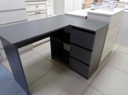 Стол письменный угловой «Денвер» Графит