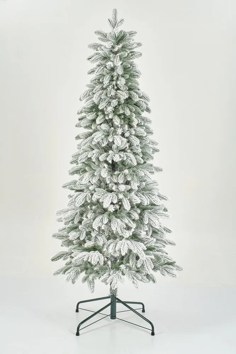 Ель искусственная Царь елка Беверли стройная заснеженная 230 см