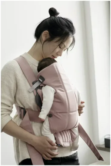 Эргорюкзак BabyBjorn Mini Cotton,  pink