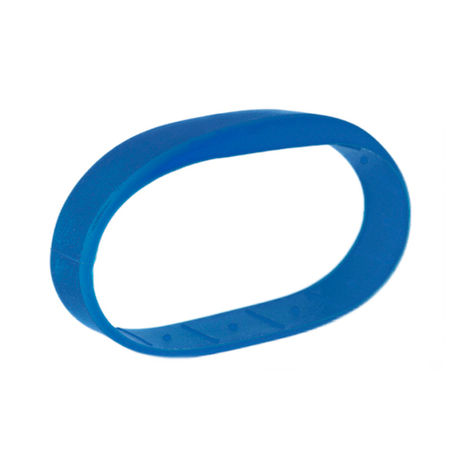Силиконовый RFID браслет MIFARE “OFFICE” МОРСКОЙ СИНИЙ, без застежки