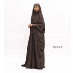 SET: ABAYA WITH KHIMAR FROM MEDINA SILK (One size)