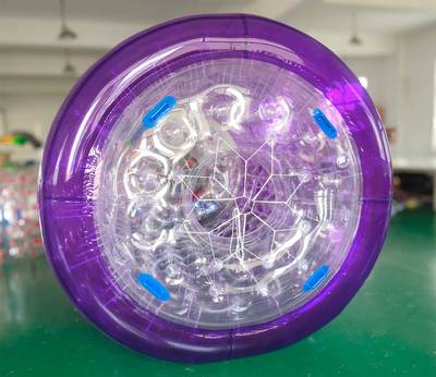 Аттракцион Водный роллер (Гидророллер) "Фиолетовый" ПВХ 2,6*2,2*2,2 м.