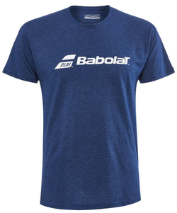 Мужская теннисная футболка Babolat Exercise Tee Men - estate blue heather