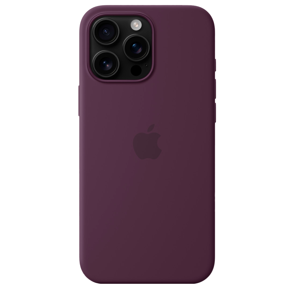 Силиконовый чехол с поддержкой MagSafe Apple Silicone Case для iPhone 16 Pro Max, Plum (Сливовый)