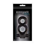 Эрекционное вибро-кольцо на член и мошонку Renegade ,3 скорости (черный) (Цвет: черный)