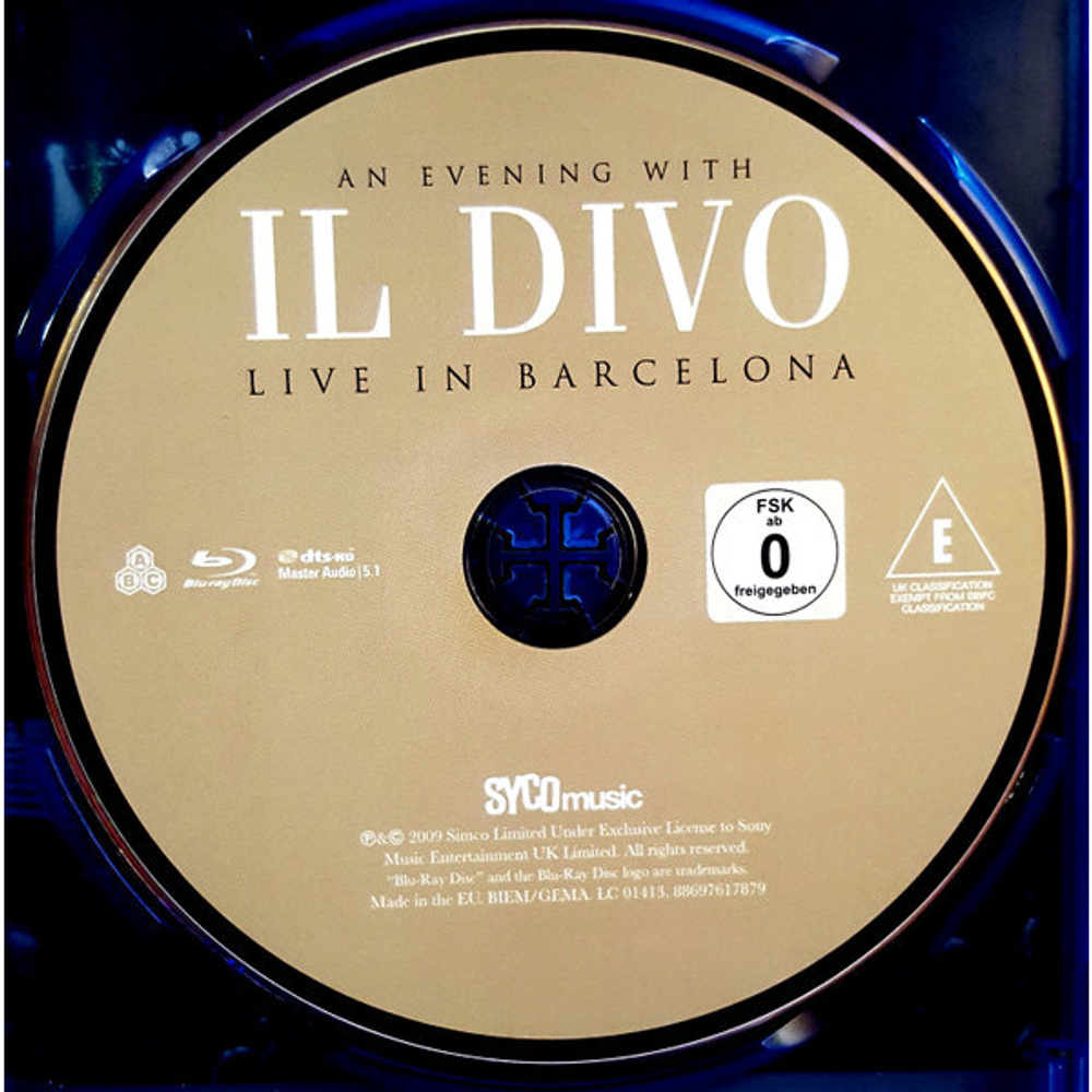 Il Divo / An Evening With Il Divo - Live In Barcelona (Blu-ray)