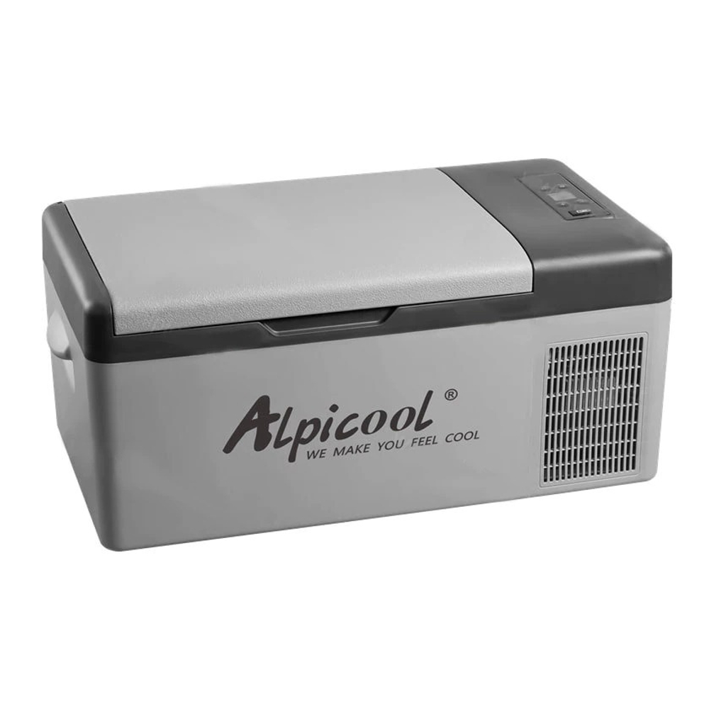 Компрессорный автомобильный холодильник Alpicool C15 (Альпикул 15 литров) 12/24/110/220 Вольт