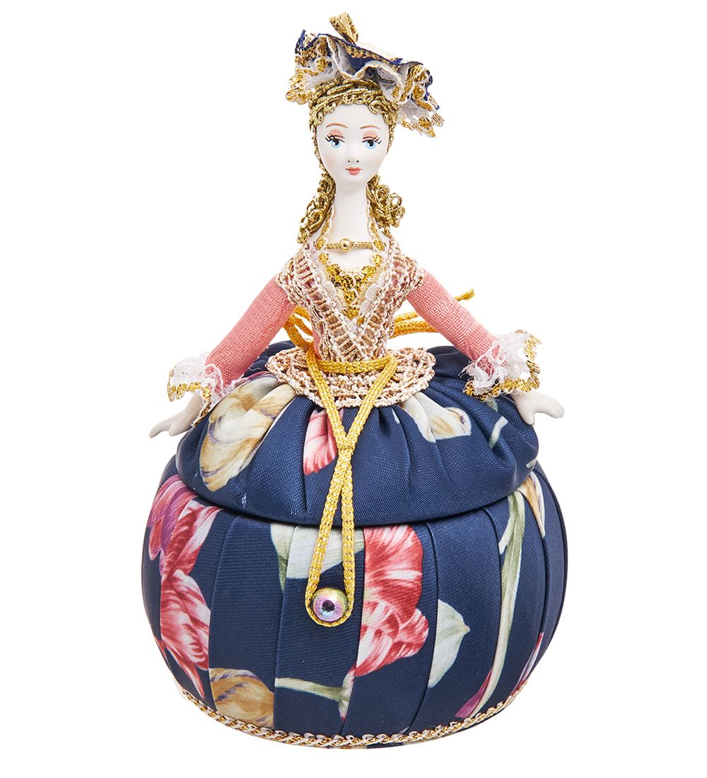 Народные промыслы RK-732/ 3 Кукла-шкатулка «Дама в вечернем платье»