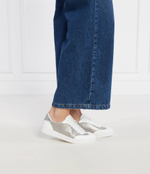 Кожаные кроссовки scotty Michael Kors - серебряный(43S4SCFS1M)