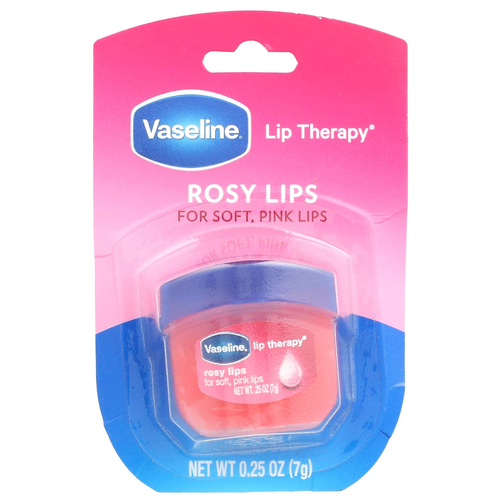 Vaseline, Бальзам для губ Lip Therapy, «Розовые губы», 7 г