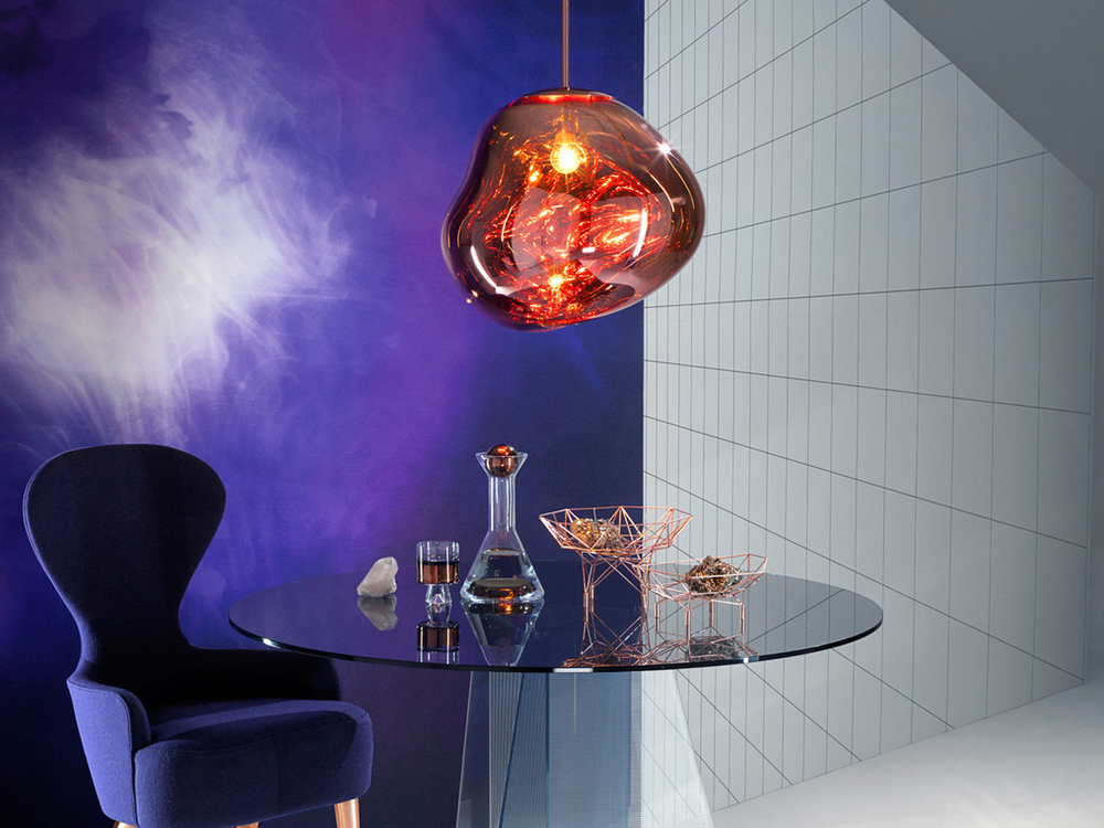 Подвесной дизайнерский светильник MELT by Tom Dixon (серебряный)