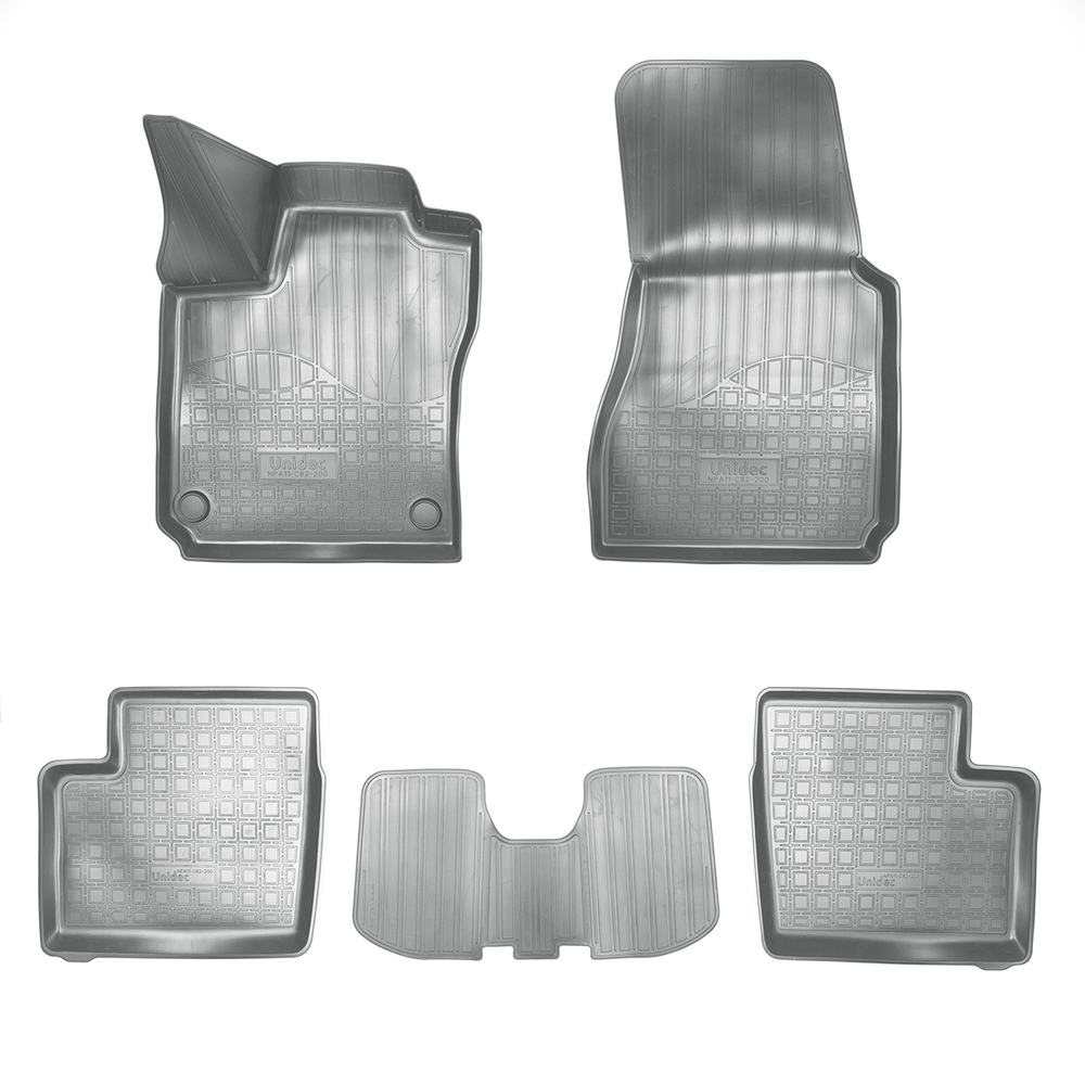 Ковры в салон Norplast/Unidec для Smart Forfour в кузове W453 (2014-)Полиуретан,Серый, арт.NPA11-C82-200-G