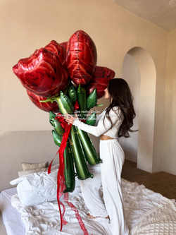 Букет фольгированных роз