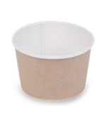 OSQ Упаковка Round Bowl крафт 300 БЕЗ КРЫШКИ (1/30/600)