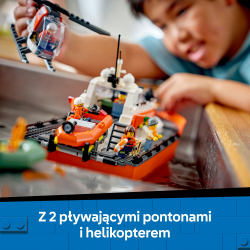 LEGO City - Спасательная лодка и вертолет береговой охраны 60504