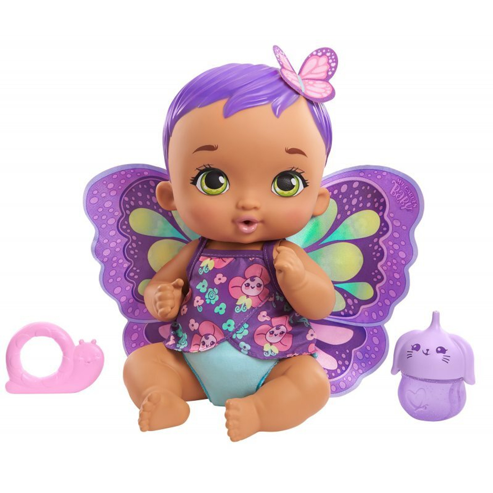 My Garden Baby - кукольные детские бабочки, кормящие и меняющие фиолетовый цвет GYP11