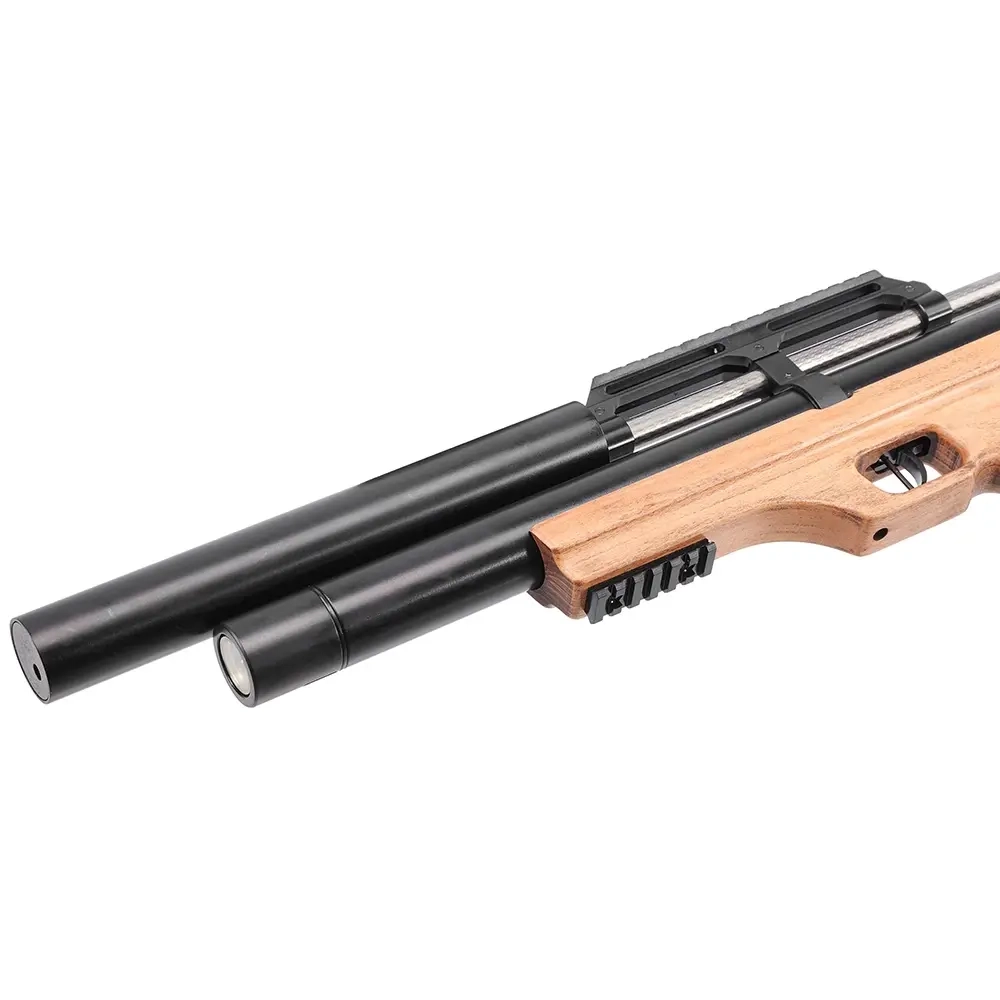Винтовка пневматическая Krugergun PCP Снайпер буллпап 500 мм, редуктор, cal 6.35, Wood