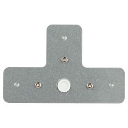 Коннектор ЭРА TR-1PA-СT-WH T-образный для однофазного шинопровода белый | Однофазный шинопровод и аксессуары