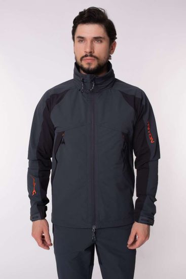 Костюм "REPTIL" кур+бр (SoftShell APEX, серо-чёрн)