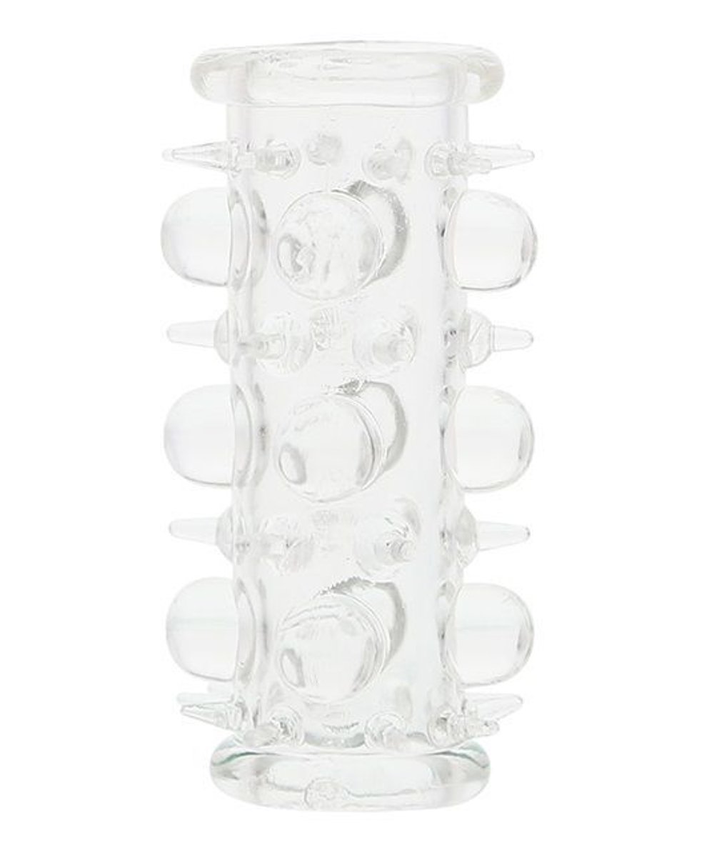 Насадка силиконовая с пупырышками и открытой головкой