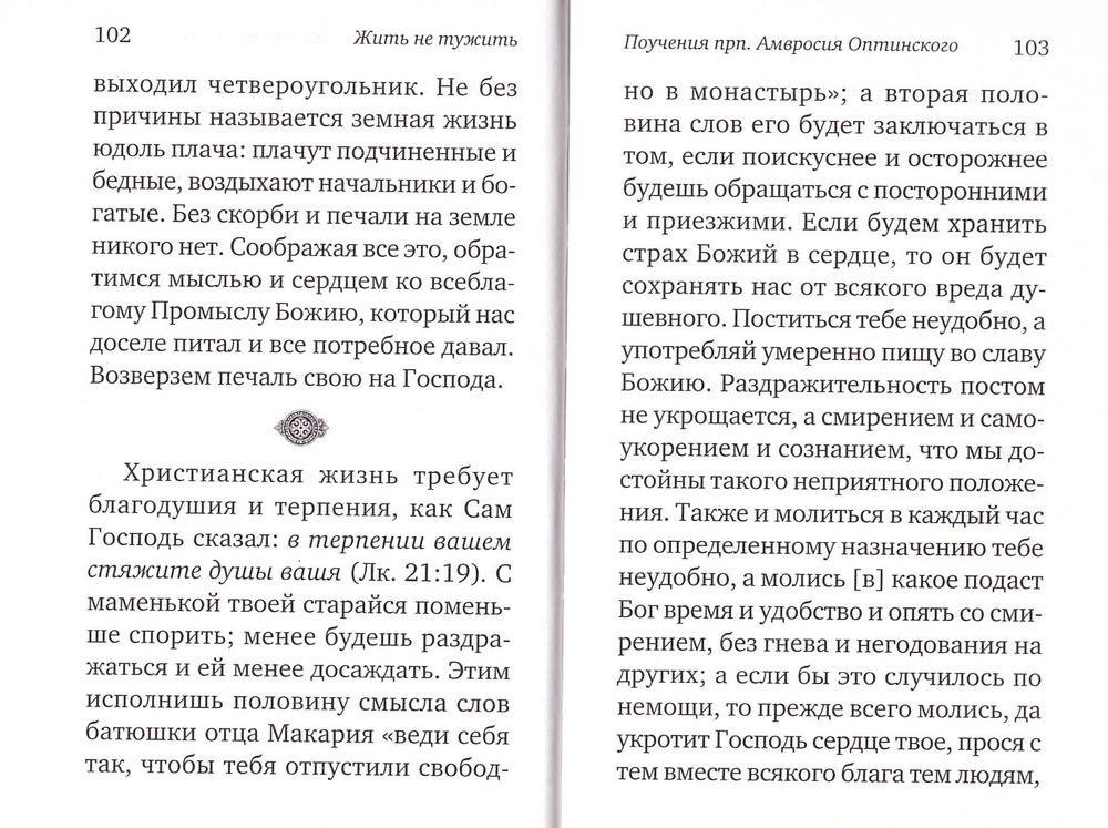 Жить — не тужить. Поучения преподобного Амвросия Оптинского