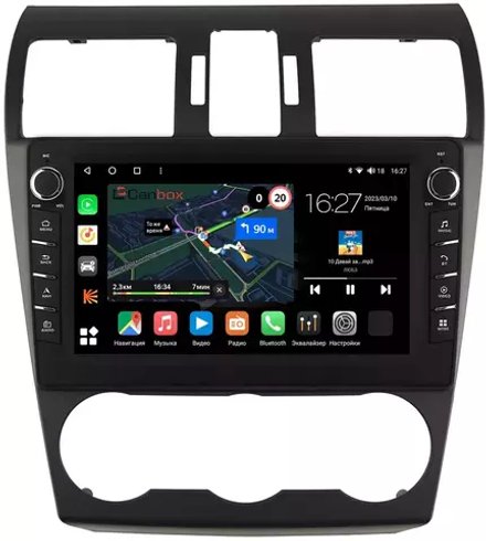 Магнитола для Subaru Forester, Impreza, XV 2012-2015 - Canbox 9-1518 Android 10, ТОП процессор, CarPlay, 4G SIM-слот