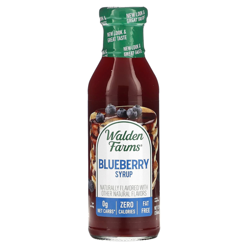 Walden Farms, Черничный сироп, 12 жидких унций (355 мл)