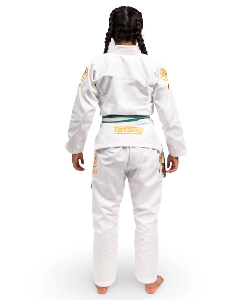 Детское кимоно Tatami PRO SERIES - WHITE & CHAMPION GOLD