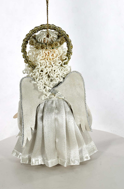 Подвесная фарфоровая кукла Ангел. Сувенир ручной работы