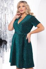 Платье "Вивьен" (мерцающий изумруд) П4493 LT Collection