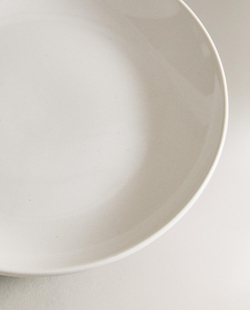 Zara Home тарелка пирожковая из каменной керамики, цвет белый, 15.2 см
