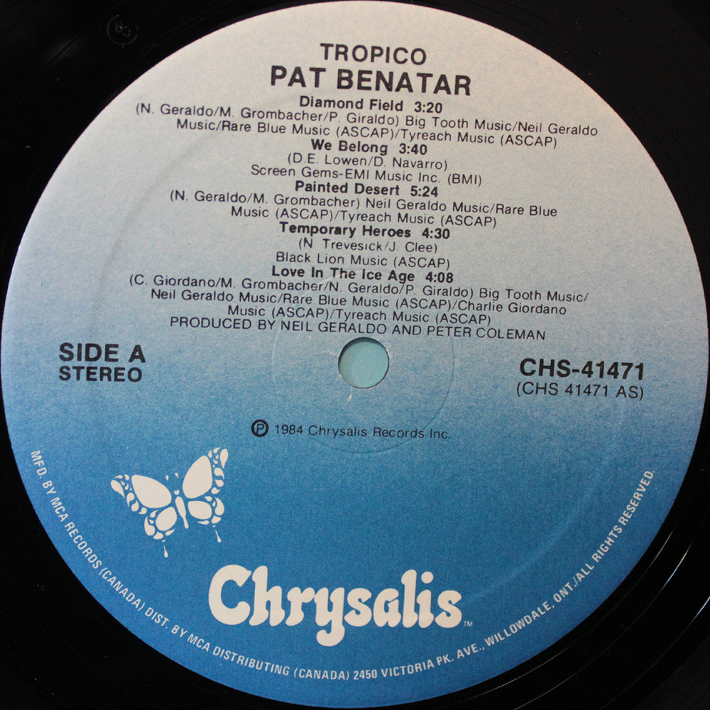 Pat Benatar / Tropico (LP)