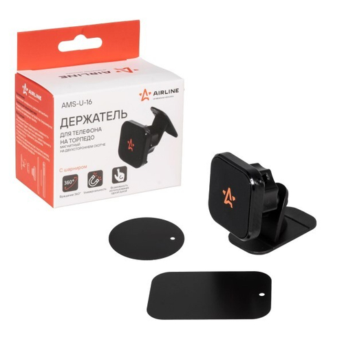Держатель телефона на панель, магнитный (AIRLINE)